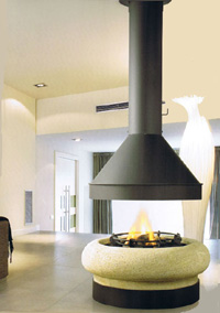 cheminee au-gaz centrale foyert ouvert 89